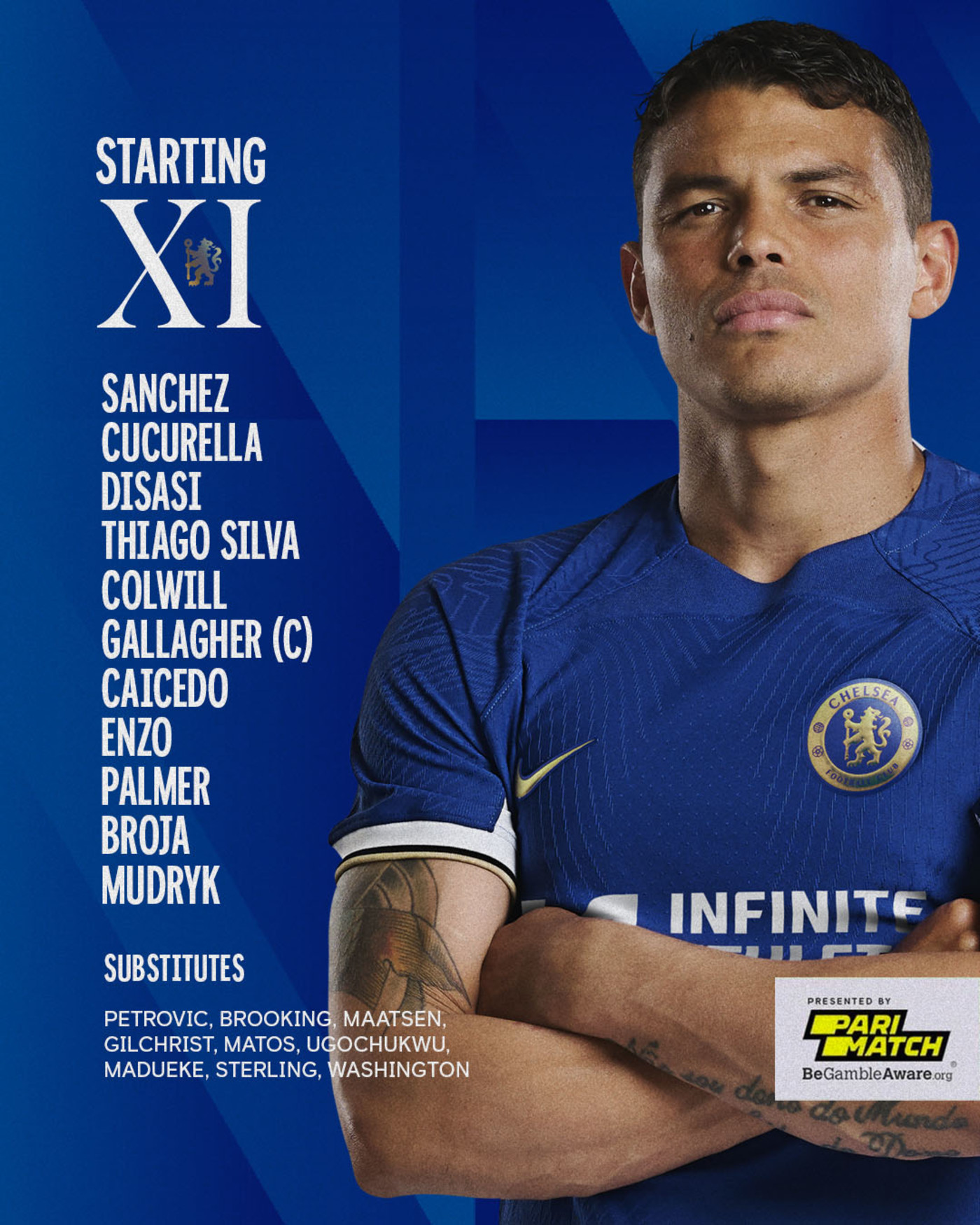 Chelsea store fc lineup